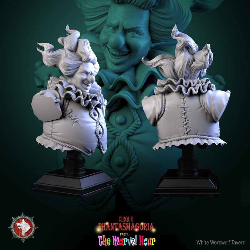 Bibble the Bonbon Buffoon - Bust