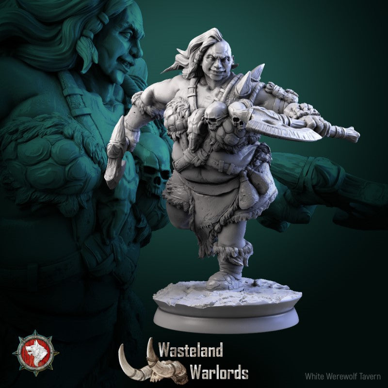 miniature Big Barbarian Set by White Werewolf Tavern