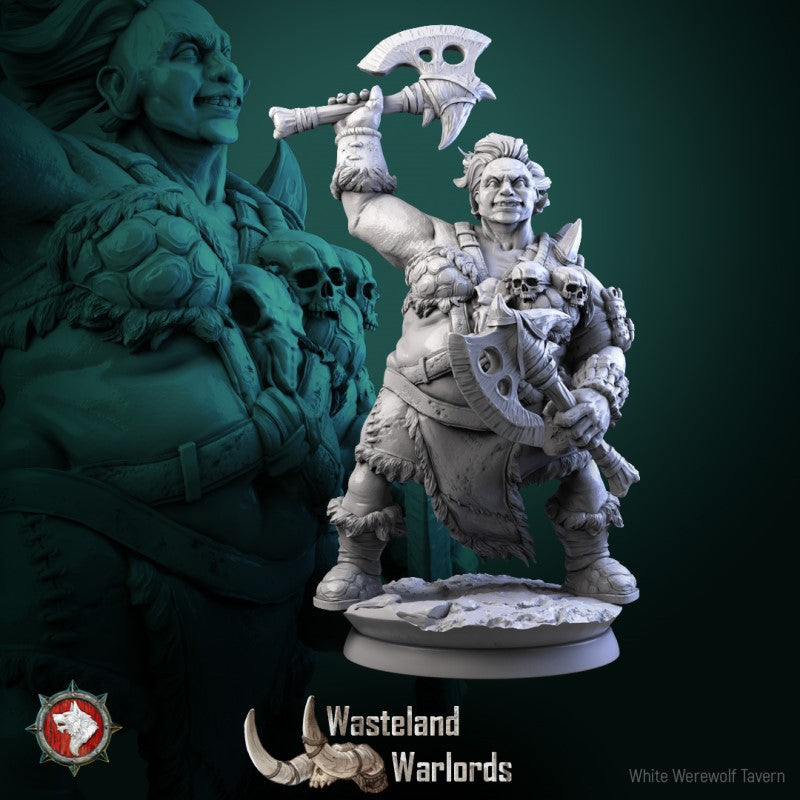 miniature Big Barbarian Set by White Werewolf Tavern