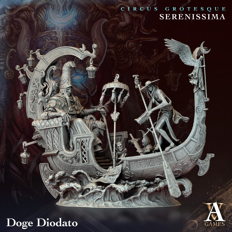 miniature Doge Diodato by Archvillain Games