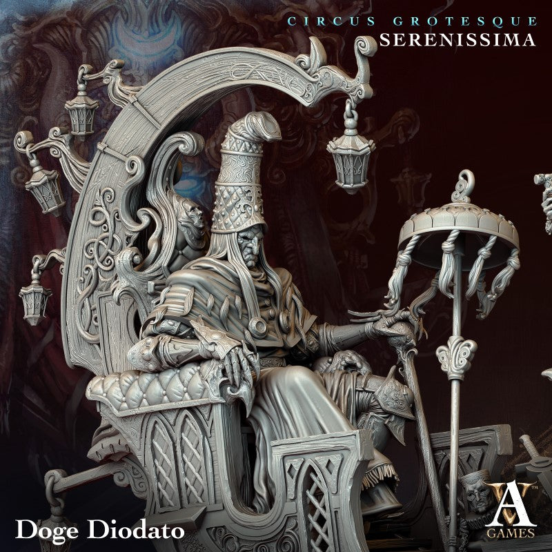 miniature Doge Diodato by Archvillain Games