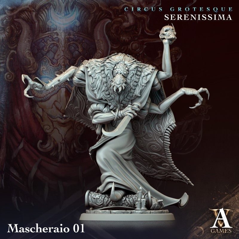 miniature Mascheraio by Archvillain Games