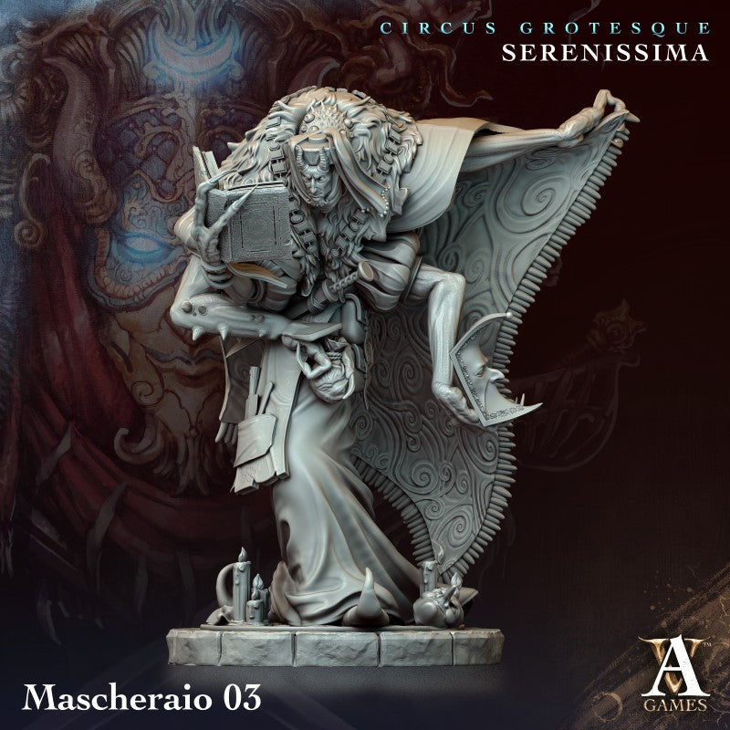 miniature Mascheraio by Archvillain Games