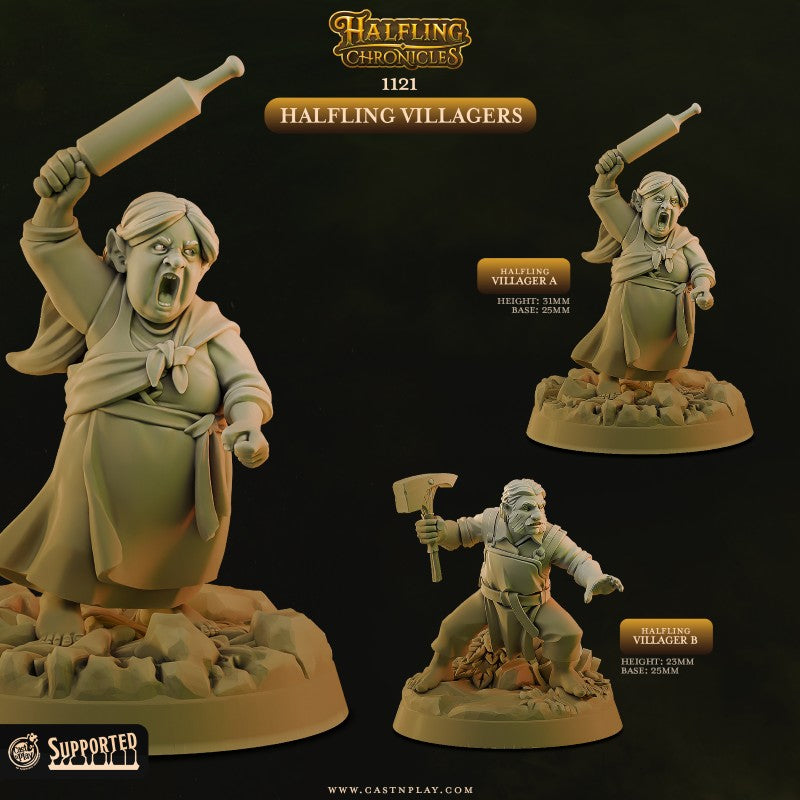 Halfling Villagers