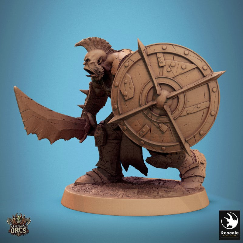 Infantry Orc - Sword Shield Angry