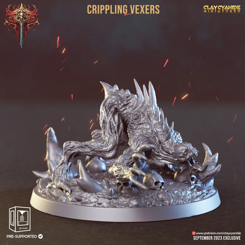 miniature Crippling Vexer by Clay Cyanide