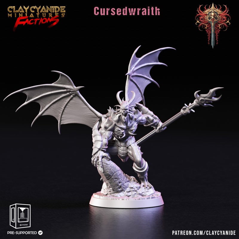 miniature Cursedwraith by Clay Cyanide