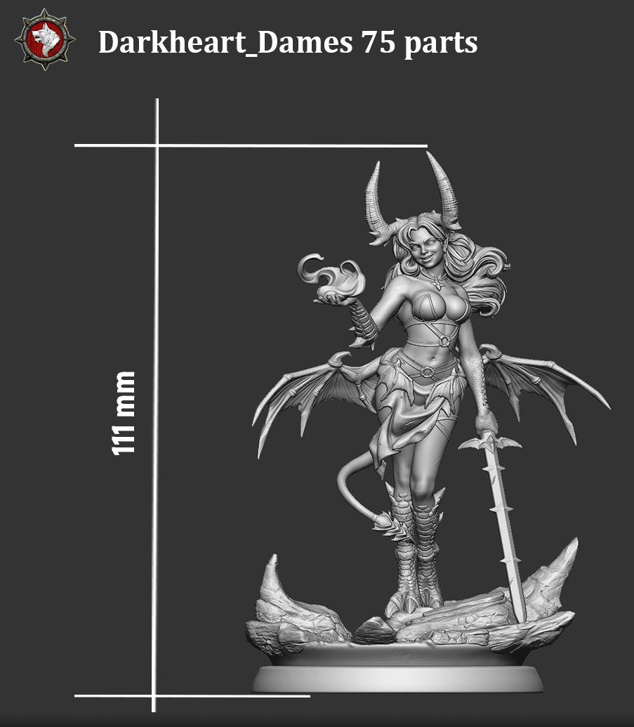 Darkheart Dame - 75mm Scale