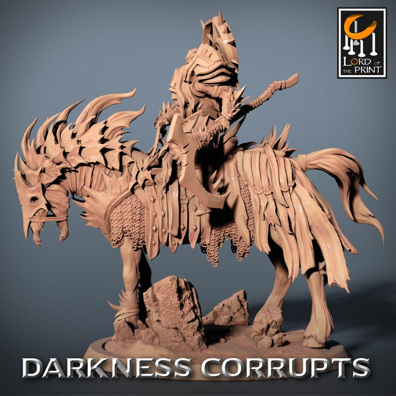 miniature Darknight Death Horse by Lord of the Print