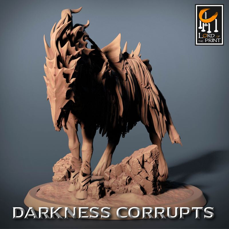 miniature Darknight Death Horse by Lord of the Print