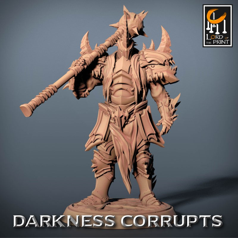 miniature Darknight Mace - Stand by Lord of the Print