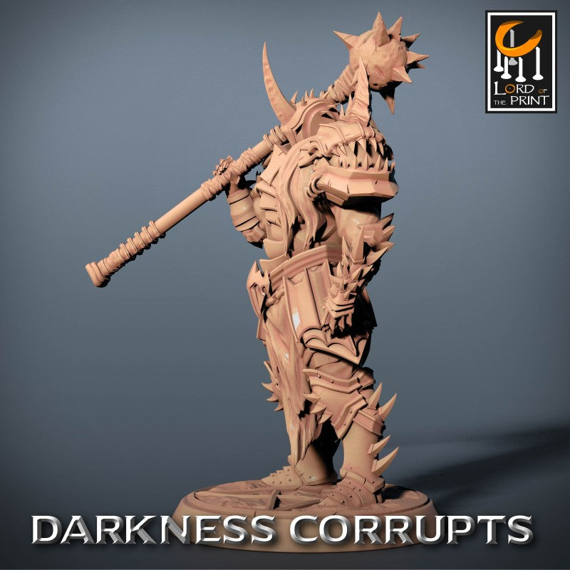miniature Darknight Mace - Stand by Lord of the Print