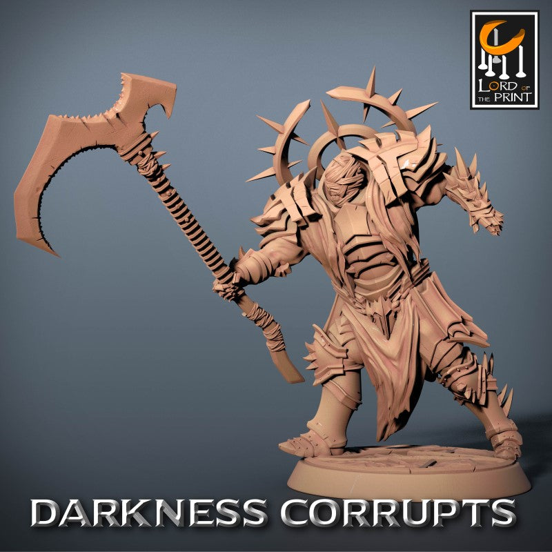 miniature Darknight Scythe - Attack by Lord of the Print