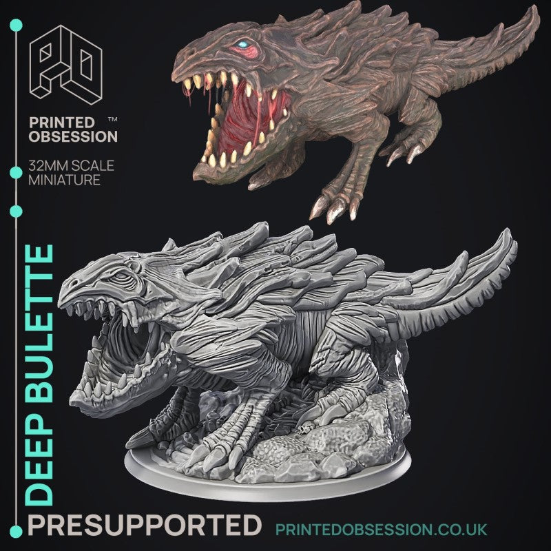 Miniature Deep Bulette by Printed Obsession