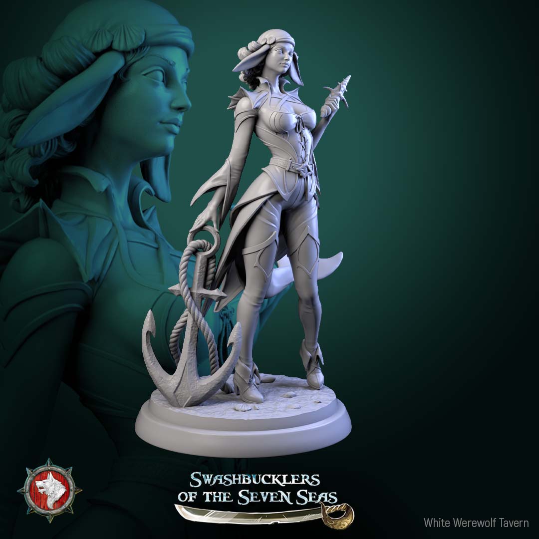 Delphinid Raider - 75mm Scale