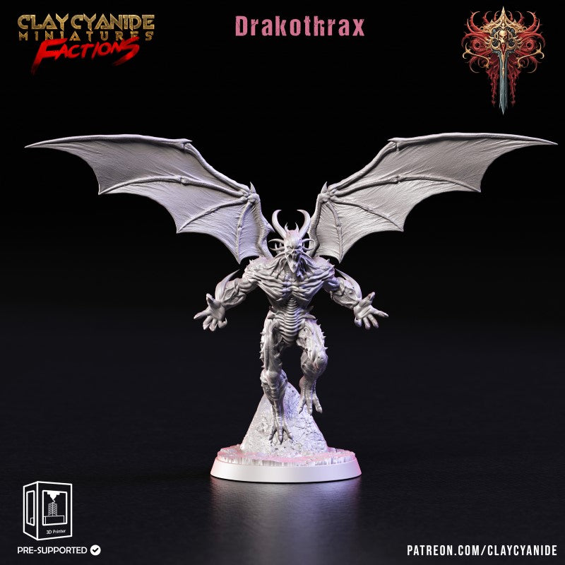 miniature Drakothrax by Clay Cyanide