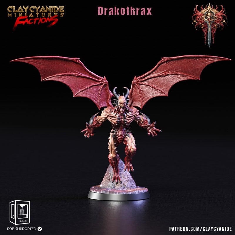 miniature Drakothrax by Clay Cyanide