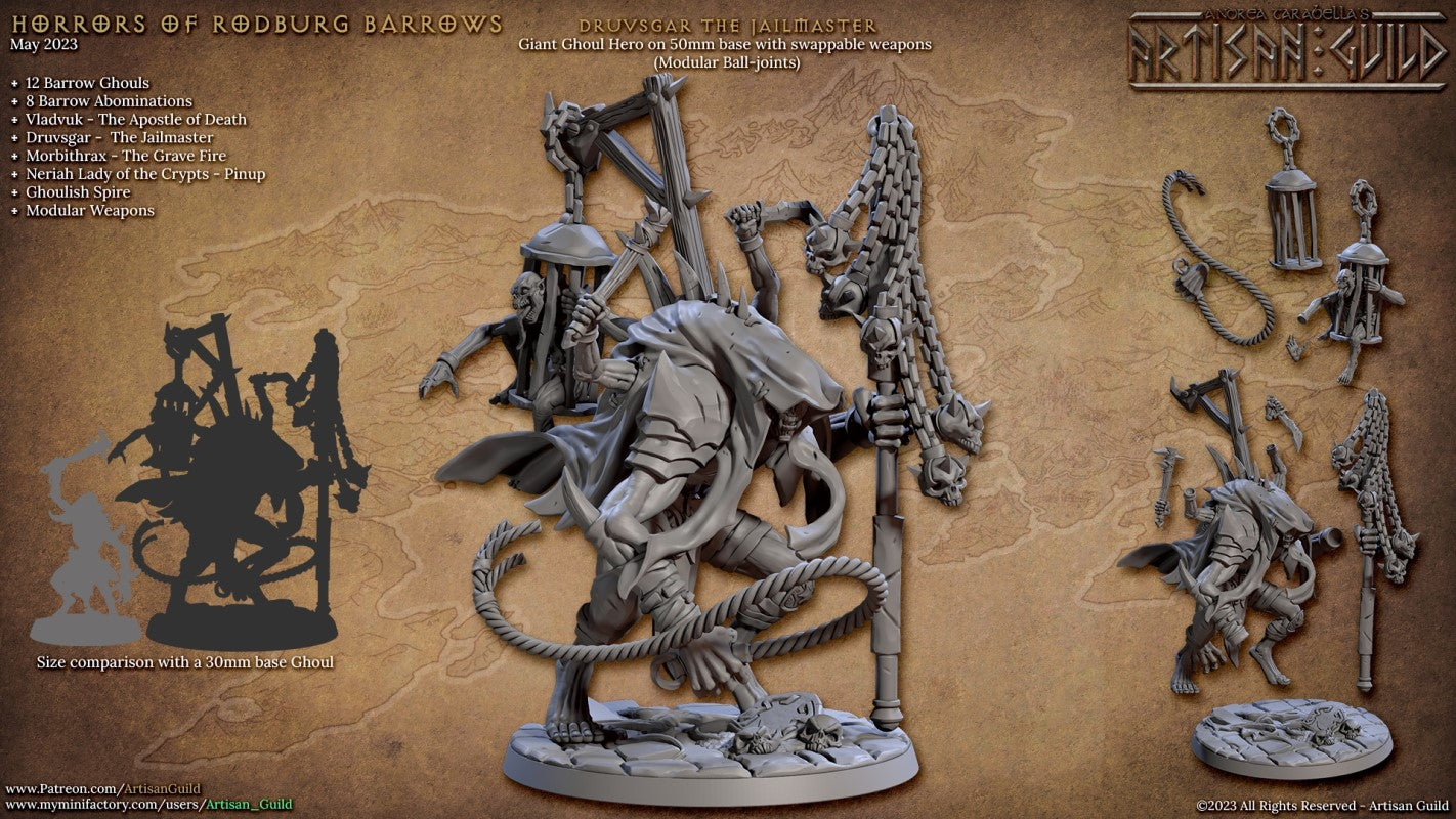 miniature Druvsgar the Jailmaster by Artisan Guild