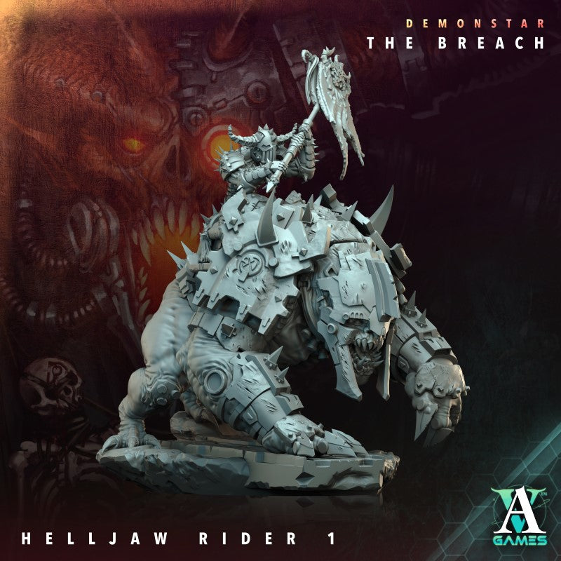 Helljaw Rider - Pose 1