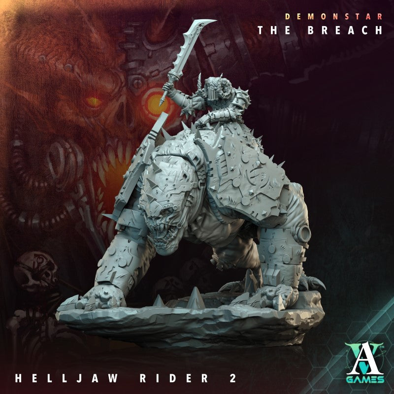 Helljaw Rider - Pose 2