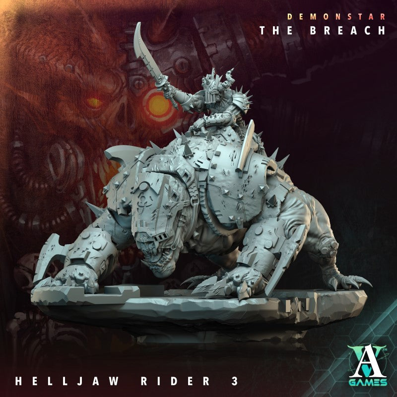 Helljaw Rider - Pose 3