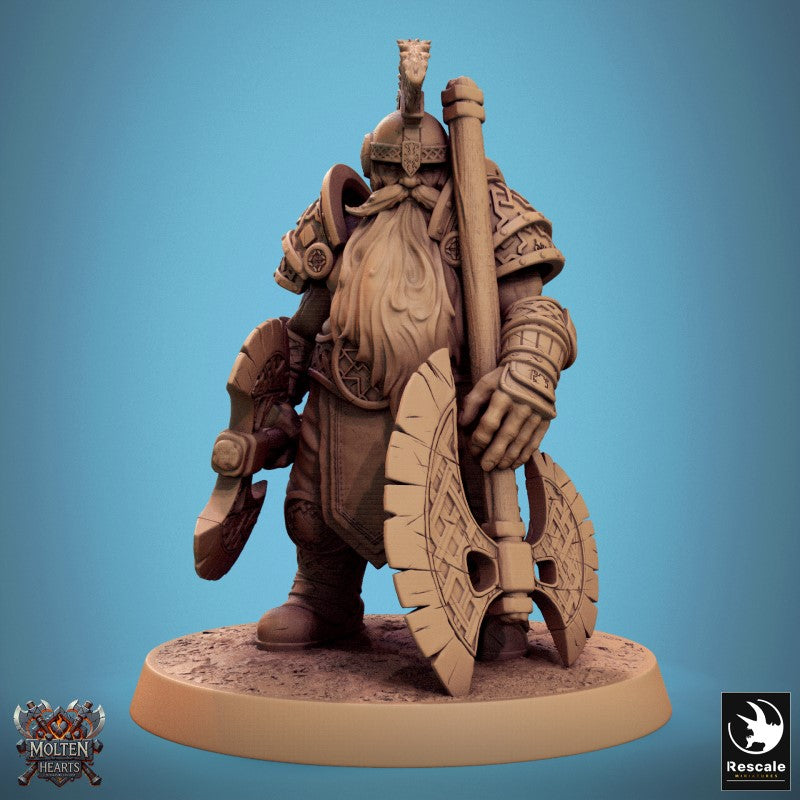 Dwarf Warrior - Big Axe Stand B