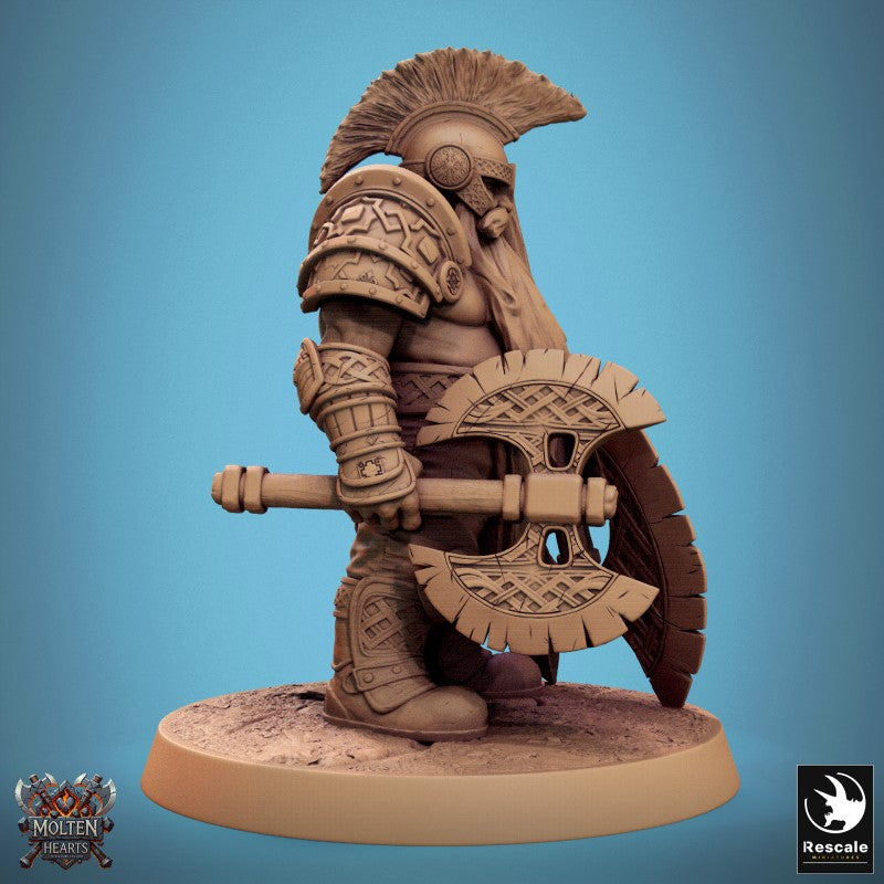 Dwarf Warrior - Big Axe Stand B