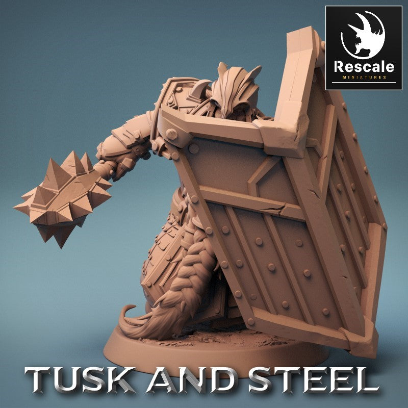 Dwarf Soldier - Mace Charge B