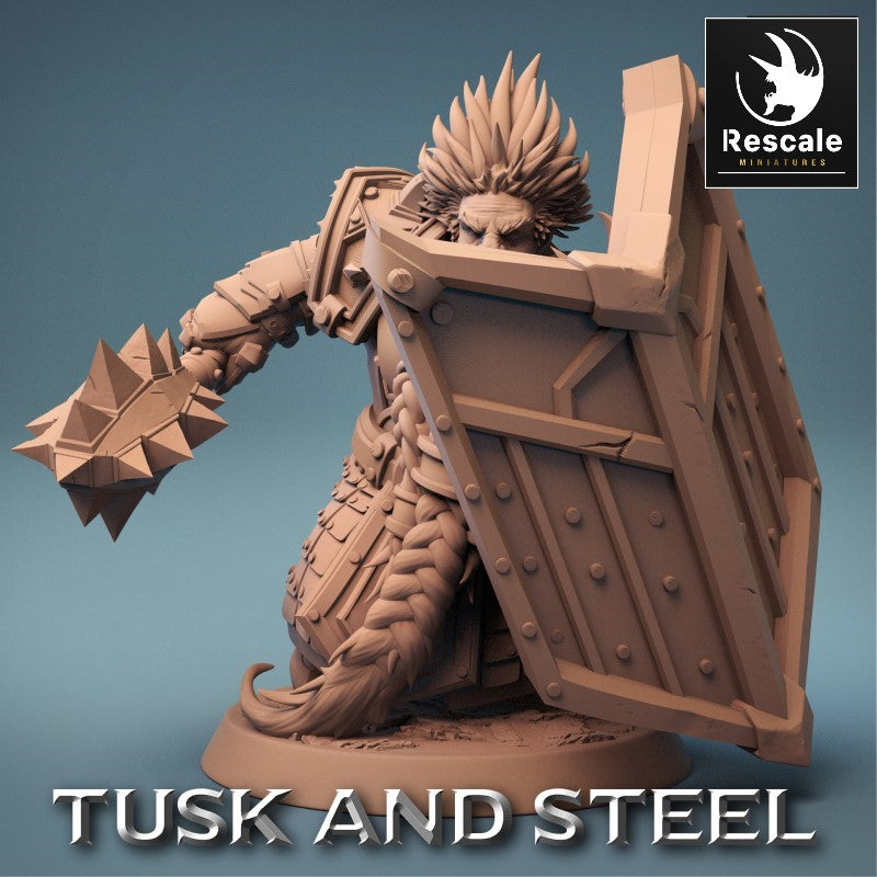Dwarf Soldier - Mace Charge B
