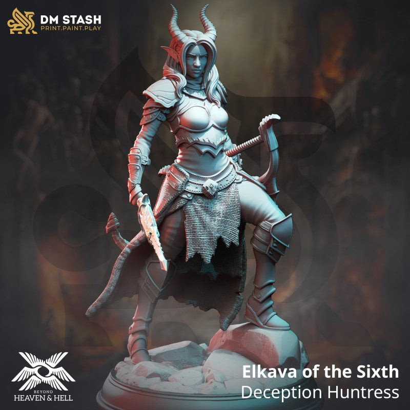 Miniature Elkava of the Sixth - Deception Huntress by DM Stash