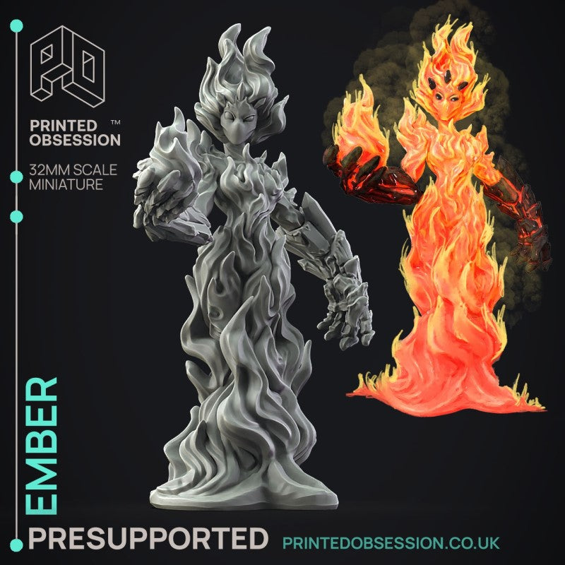 Miniature Ember by Printed Obsession