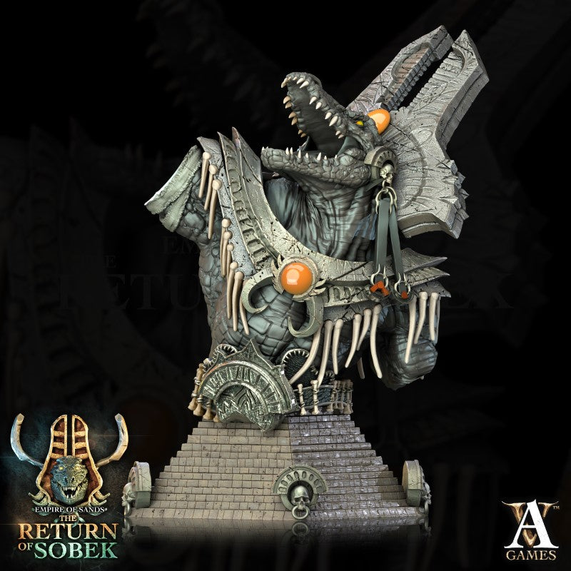 Miniature Scion of Sobek Bust by  Archvillain Games