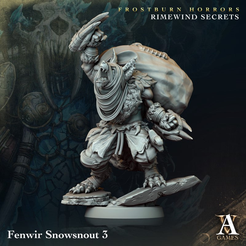 Fenwir Snowsnout - Pose 3