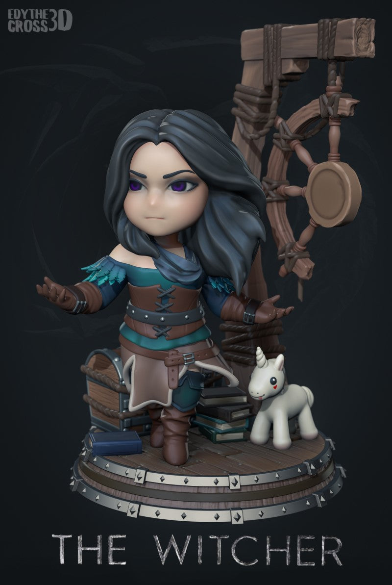 Fanart Chibi Yennefer - The Witcher