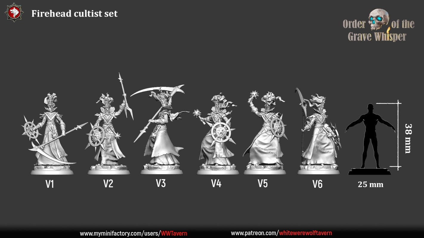 Firehead Cultists Set