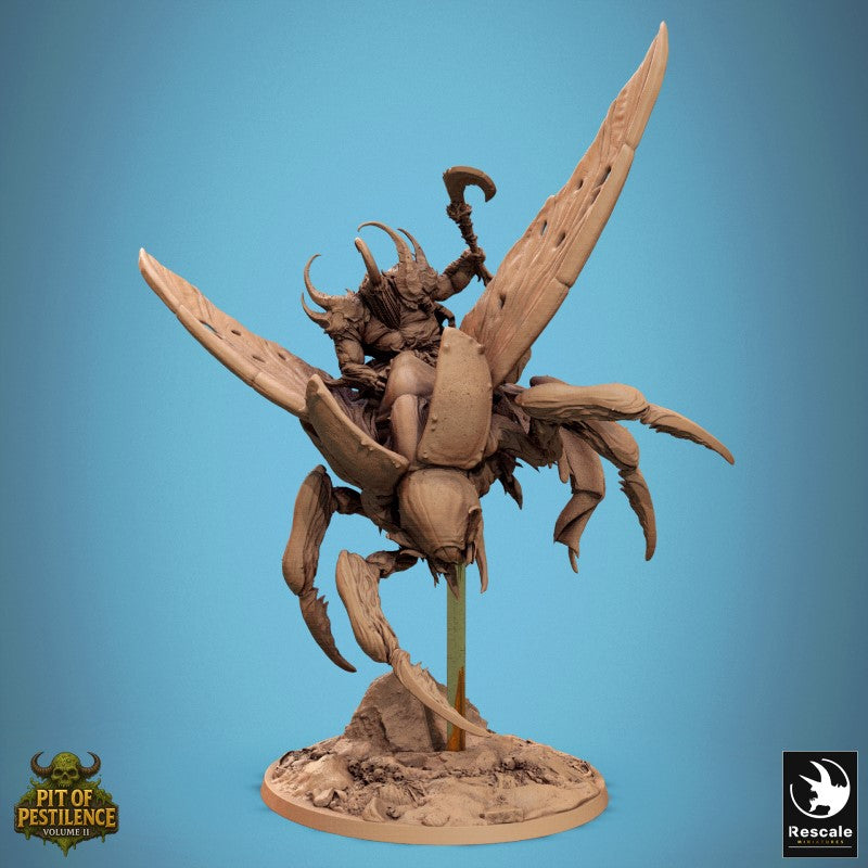 Scarab Host Fly - Attack