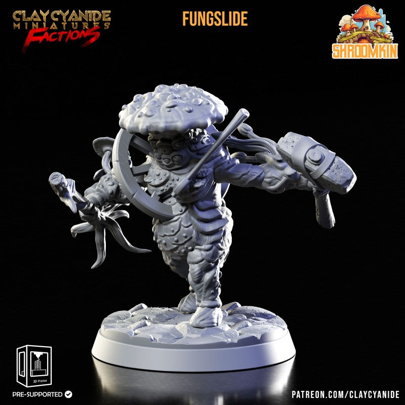 Miniature Fungslide by Clay Cyanide