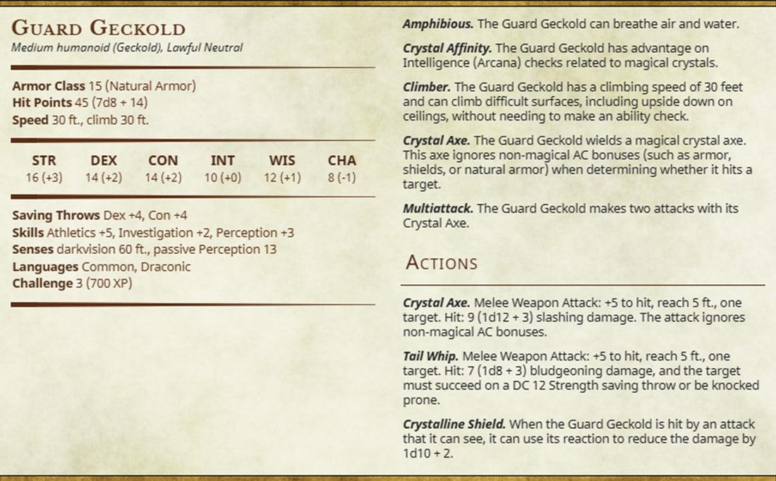 Geckold - Guards