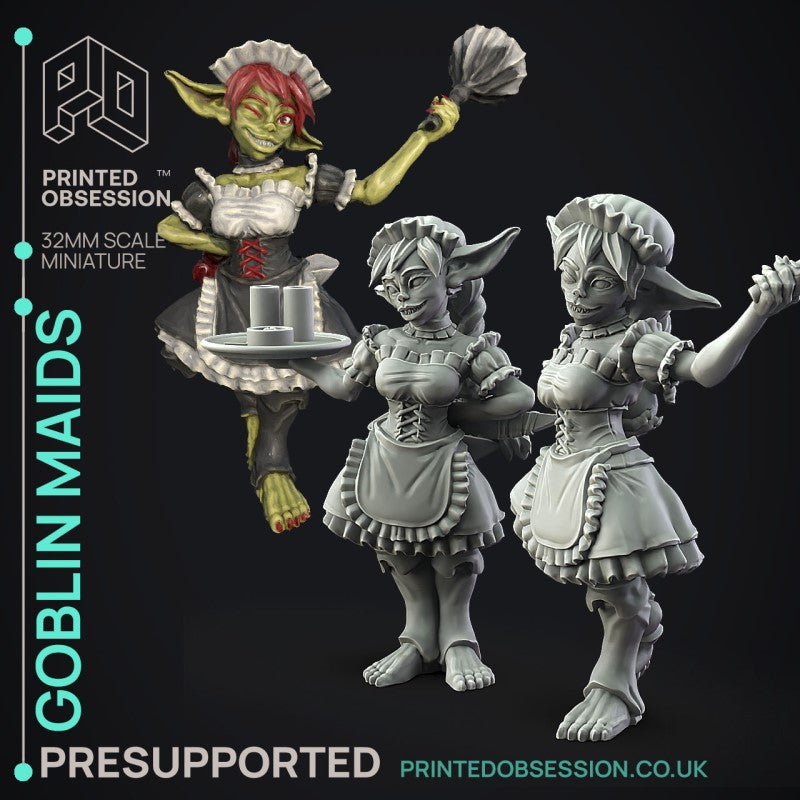 Miniature Goblin Maids by Printed Obsession