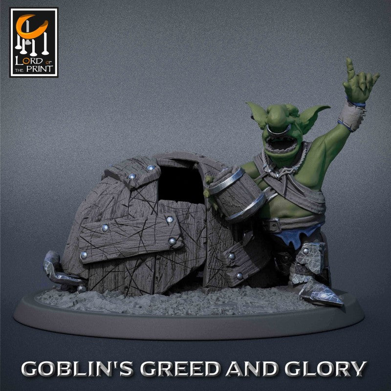 miniature Goblin Support by Lord of the Print