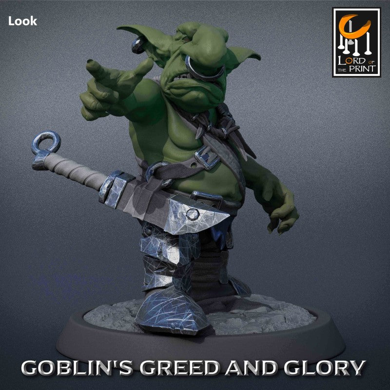 miniature Goblin Basic Support by Lord of the Print