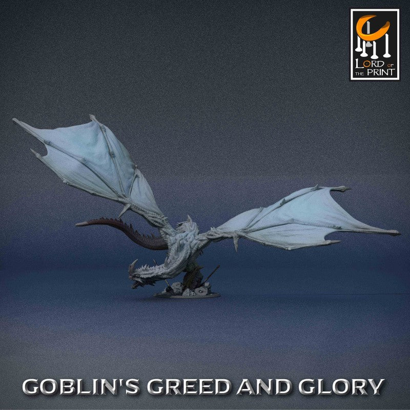 miniature Green Dragon Adult by Lord of the Print