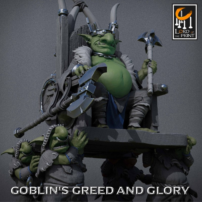 miniature Goblin King by Lord of the Print