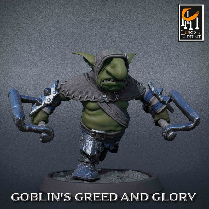 miniature Goblin Tank Lancer by Lord of the Print