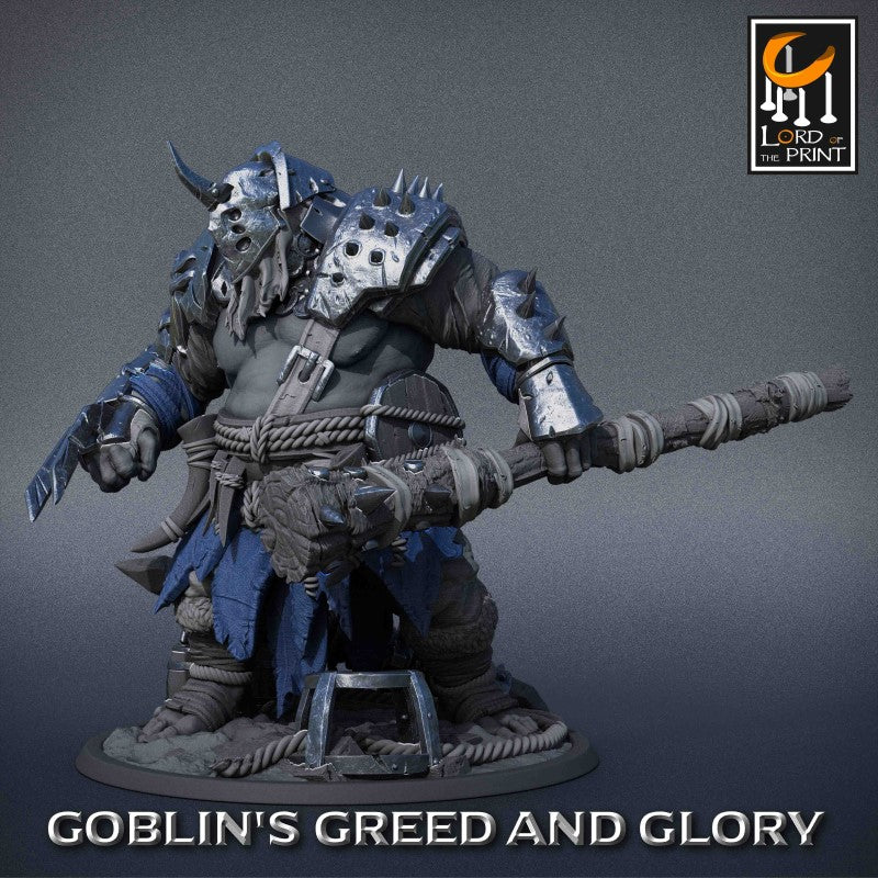 miniature Ogre Pack Supports Mace by Lord of the Print