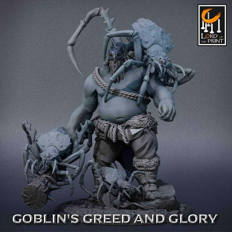 miniature Ogre Pack Supports Whisperer by Lord of the Print