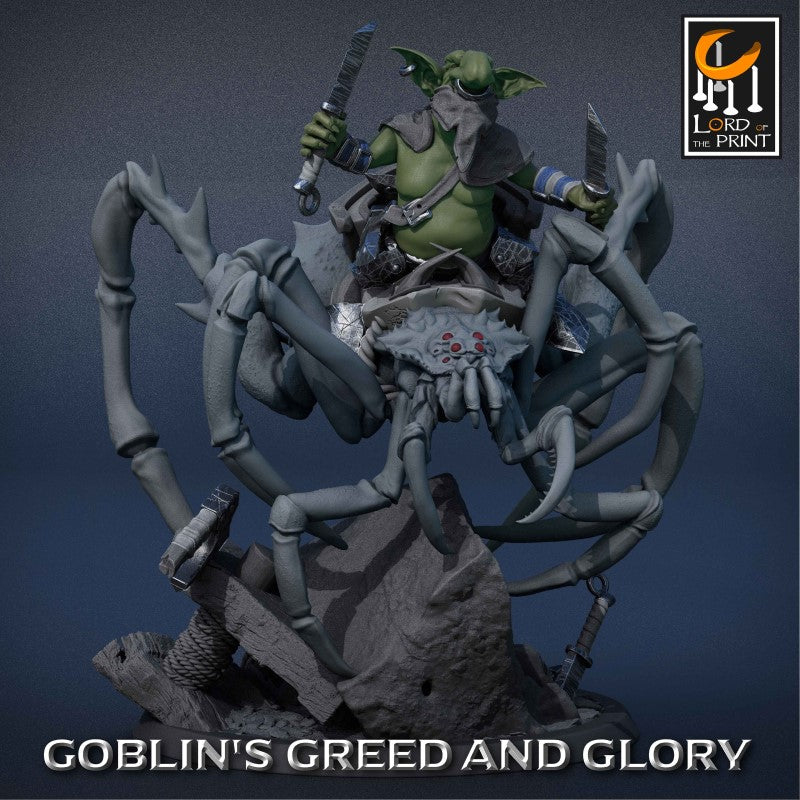 miniature Goblin Spider by Lord of the Print