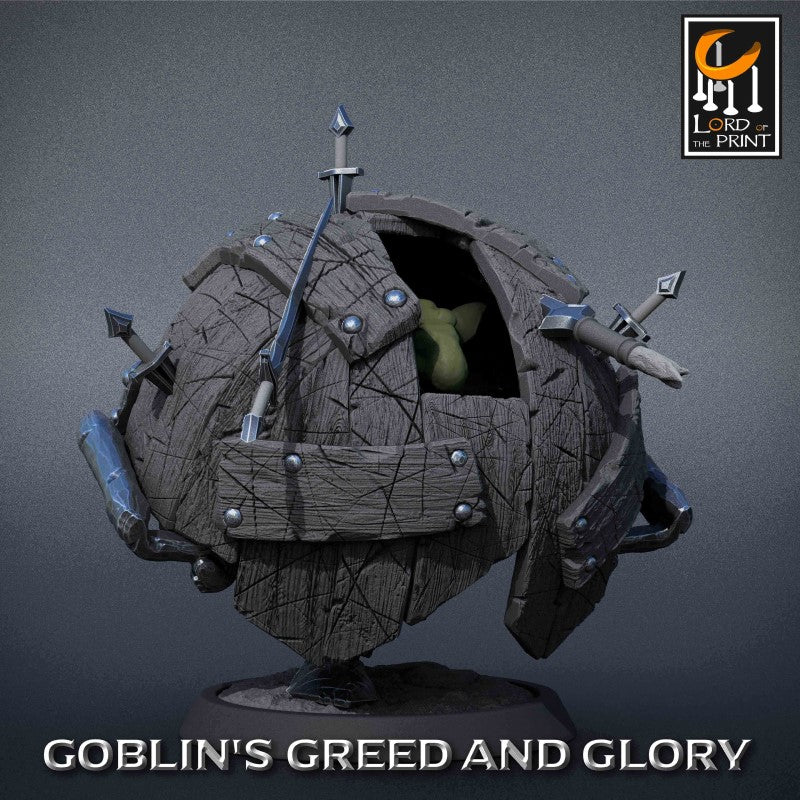 miniature Goblin Tank Dome by Lord of the Print