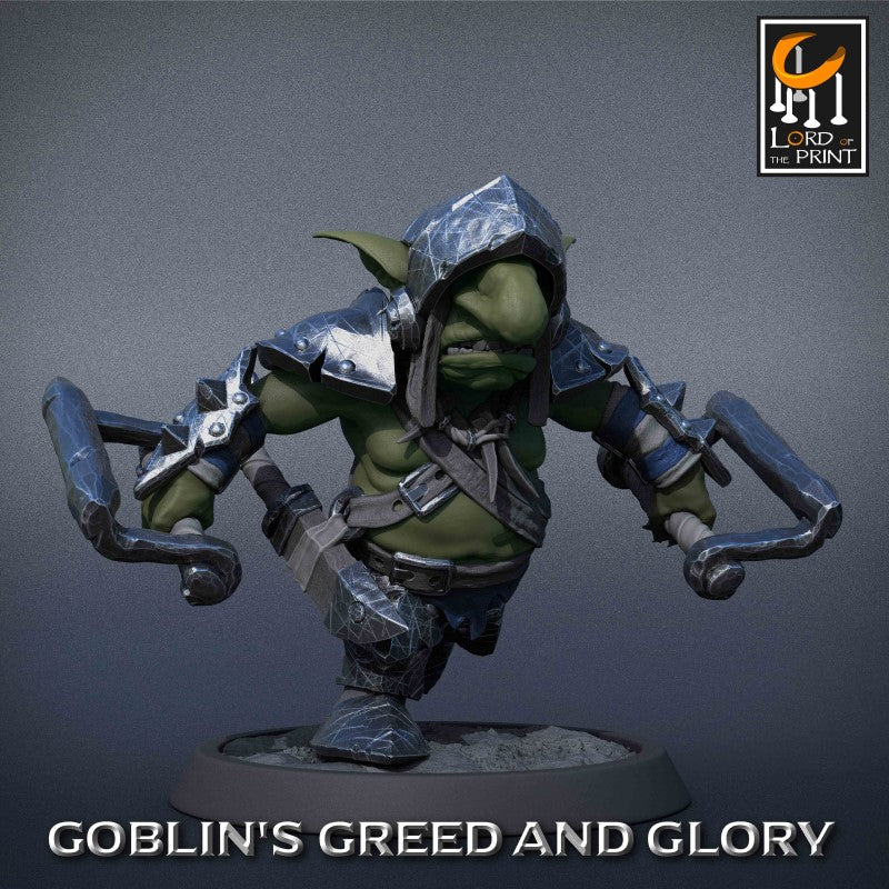 miniature Goblin Tank Warrior by Lord of the Print