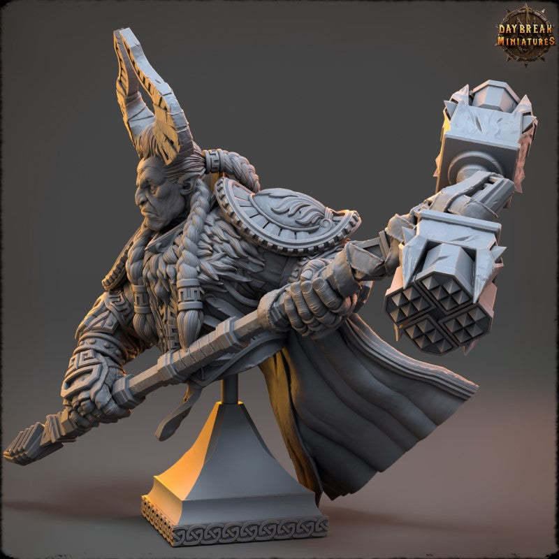 Miniature Gorden Shadowcaster Bust by Daybreak Miniatures